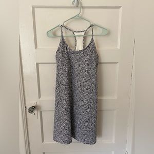 Sleeveless PowerSoft Performance Racer-Back Mini Swing Dress